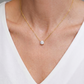 Prong Lab-grown Diamond Necklace - 14K Yellow Gold (2 ct.)