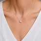 Prong Lab-grown Diamond Necklace - 14K Yellow Gold (2 ct.)