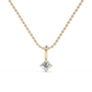 Solitaire Lab-grown Diamond Pendant - 14K Yellow Gold (0.10 ct.)
