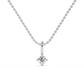 Solitaire Diamond Pendant - 14K White Gold (0.10 ct.)