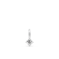 Solitaire Diamond Pendant - 14K White Gold (0.10 ct.)
