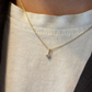 Solitaire Lab-grown Diamond Pendant - 14K Yellow Gold (0.10 ct.)