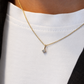 Solitaire Lab-grown Diamond Pendant - 14K Yellow Gold (0.10 ct.)