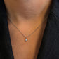 Solitaire Diamond Pendant - 14K White Gold (0.30 ct.)