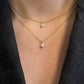 Solitaire Lab-grown Diamond Pendant - 14K Yellow Gold (0.10 ct.)