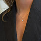 Solitaire Diamond Pendant - 14K White Gold (0.50 ct.)