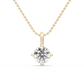 Solitaire Lab-grown Diamond Pendant - 14K Yellow Gold (0.70 ct.)