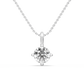 Solitaire Diamond Pendant - 14K White Gold (0.70 ct.)