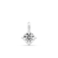 Solitaire Diamond Pendant - 14K White Gold (0.70 ct.)