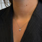 Solitaire Diamond Pendant - 14K White Gold (0.70 ct.)