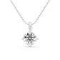 Solitaire Diamond Pendant - 14K White Gold (1 ct.)