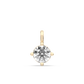 Solitaire Lab-grown Diamond Pendant - 14K Yellow Gold (1 ct.)