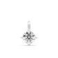 Solitaire Diamond Pendant - 14K White Gold (1 ct.)