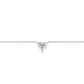 Heart-Cut Lab-grown Diamond Necklace - 14K White Gold (2 ct.)