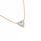 Heart-Cut Diamond Necklace - 14K Yellow Gold (2 ct.)