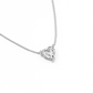 Heart-Cut Lab-grown Diamond Necklace - 14K White Gold (2 ct.)