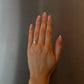 Oval Pavé Solitaire Diamond Ring - 14K White Gold (0.72 ct.)