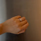 Oval Pavé Solitaire Diamond Ring - 14K White Gold (0.72 ct.)