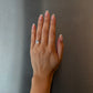 Oval Pavé Solitaire Diamond Ring - 14K White Gold (1.72 ct.)