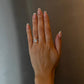 Oval Pavé Solitaire Diamond Ring - 14K White Gold (1.22 ct.)