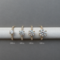Round Pavé Solitaire Diamond Ring - 14K Yellow Gold (1.22 ct.)