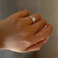 Round Pavé Solitaire Diamond Ring - 14K Yellow Gold (1.22 ct.)