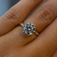Round Pavé Solitaire Diamond Ring - 14K White Gold (1.72 ct.)