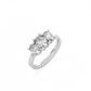 Oval Trilogy Diamond Ring - 14K White Gold (1.7 ct.)