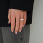 Round Trilogy Lab-grown Diamond Ring - 14K Yellow Gold (2.4 ct.)