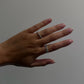 Large Round Prong Eternity Diamond Ring - 14K White Gold (1.1 ct.)