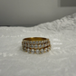 Large Round Prong Eternity Diamond Ring - 14K White Gold (1.1 ct.)