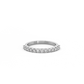 Small Round Prong Eternity Diamond Ring - 14K White Gold (0.3 ct.)