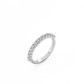Small Round Prong Eternity Diamond Ring - 14K White Gold (0.3 ct.)