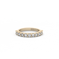 Medium Round Prong Eternity Diamond Ring - 14K Yellow Gold (0.65 ct.)