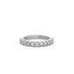 Medium Round Prong Eternity Lab-grown Diamond Ring - 14K White Gold (0.65 ct.)