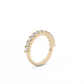 Medium Round Prong Eternity Diamond Ring - 14K Yellow Gold (0.65 ct.)