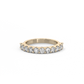 Large Round Prong Eternity Diamond Ring - 14K Yellow Gold (1.1 ct.)