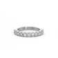 Large Round Prong Eternity Diamond Ring - 14K White Gold (1.1 ct.)