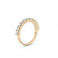 Large Round Prong Eternity Diamond Ring - 14K Yellow Gold (1.1 ct.)