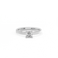 Cushion Solitaire Diamond Ring - 14K White Gold (0.5 ct.)