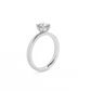 Cushion Solitaire Diamond Ring - 14K White Gold (0.5 ct.)