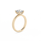 Cushion Solitaire Lab-grown Diamond Ring - 14K Yellow Gold (1.5 ct.)