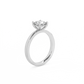 Cushion Solitaire Diamond Ring - 14K White Gold (1 ct.)
