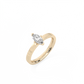 Marquise Solitaire Lab-grown Diamond Ring - 14K Yellow Gold (0.5 ct.)