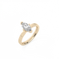 Marquise Solitaire Lab-grown Diamond Ring - 14K Yellow Gold (1 ct.)