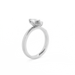 Marquise Solitaire Lab-grown Diamond Ring - 14K White Gold (1 ct.)