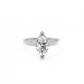 Marquise Solitaire Diamond Ring - 14K White Gold (2 ct.)