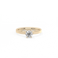 Round Solitaire Lab-grown Diamond Ring - 14K Yellow Gold (0.5 ct.)