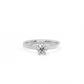 Round Solitaire Diamond Ring - 14K White Gold (0.5 ct.)