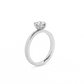 Round Solitaire Diamond Ring - 14K White Gold (0.5 ct.)